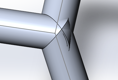 SOLIDWORKS焊件邊角處理2